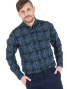 Camel sötétkék, kockás férfi ing