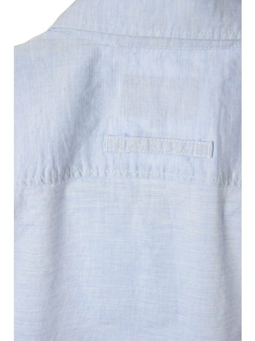 Camel kék, rövid ujjú férfi ing