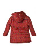 Rosalita piros, mintás lány téli kabát – 104 cm