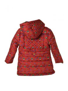 Rosalita piros, mintás lány téli kabát – 104 cm