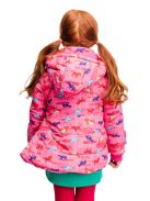 Rosalita rózsaszín, ló mintás lány téli kabát – 152 cm
