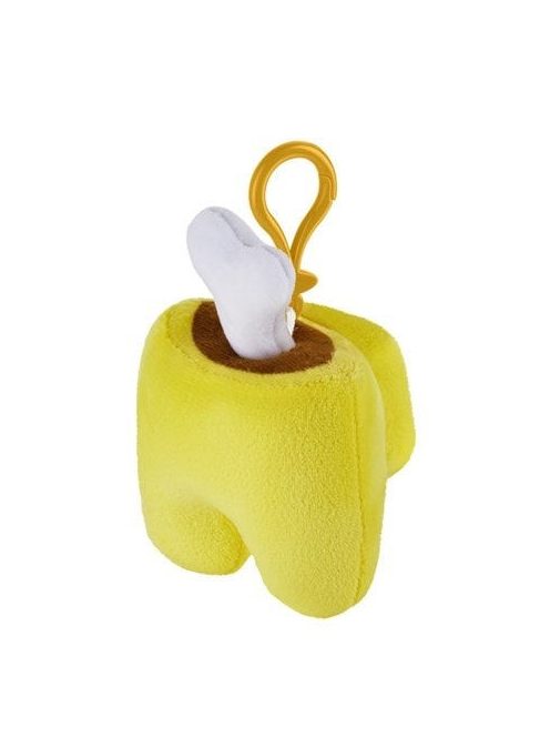 Among Us citromsárga bagclip plüss – 11 cm