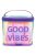 Top Model Good Vibes lila kozmetikai táska