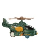 Combat Helicopters robottá alakuló helikopter játék – zöld