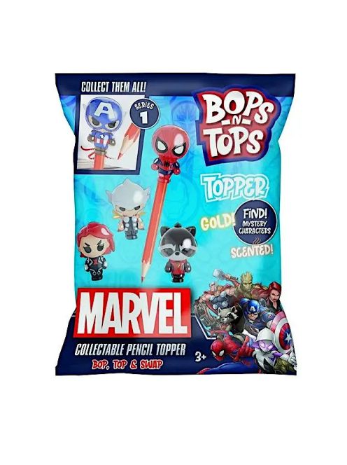 Bops-n-Tops Marvel Bosszúállók meglepetés figurák