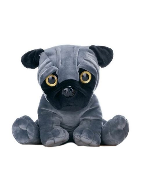 Paws szürke mopsz kutya plüss - 20 cm