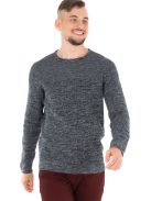 Camel melírozott, kötött férfi pulóver – 4XL