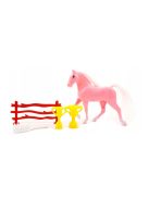Toi-toys Horses fésülhető ló figura kiegészítőkkel – rózsaszín