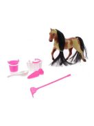 Toi-toys Horses fésülhető ló figura kiegészítőkkel – barna