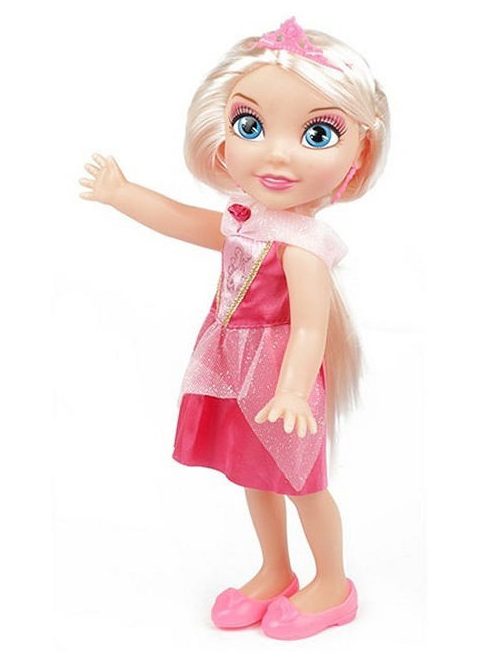 Princess friends hercegnő baba – 30 cm, rózsaszín ruha