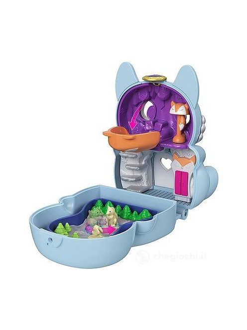 Polly Pocket Flip & Find sarki róka figurákkal