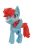 Én Kicsi Pónim Rainbow Dash figura – 8 cm