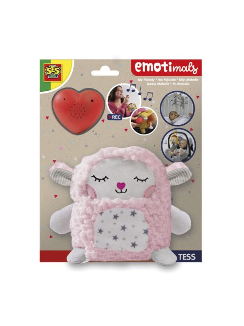 Emotimals hangfelvevős plüss állat – 15 cm, Tess
