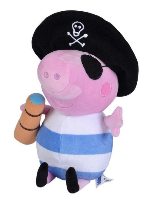 Peppa Malac Zsoli kalóz jelmezben plüss - 26 cm