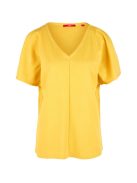 s. Oliver sárga, v-nyakú női póló – 36