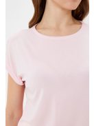 Q/S rózsaszín, kerek nyakú női póló – 2XL