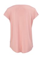 Q/S rózsaszín, v-nyakú női póló – XS