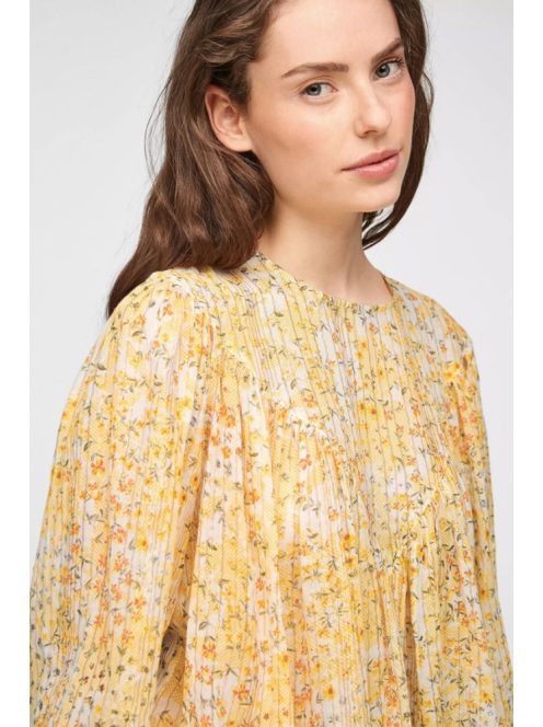 s. Oliver sárga, sifon női blúz – 36