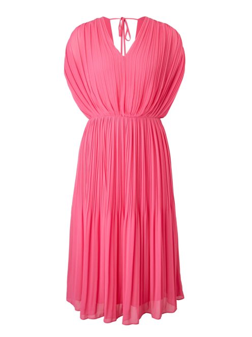 s. Oliver rózsaszín, pliszírozott női ruha – 40