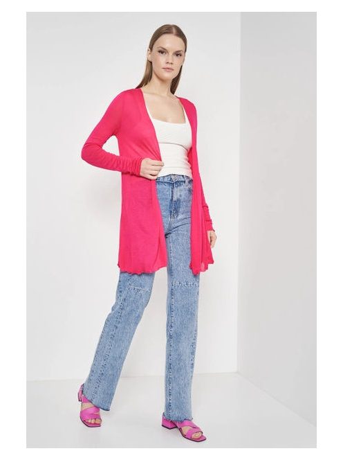 Black Label pink, vékony női kardigán – 38