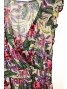 Q/S drapp, virágmintás női nyári ruha – 36
