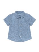 Mayoral kék, virágmintás bébi fiú ing – 68 cm