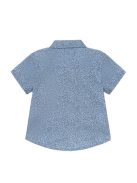 Mayoral kék, virágmintás bébi fiú ing – 68 cm
