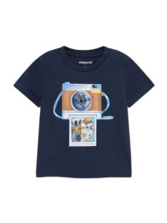 Mayoral sötétkék bébi fiú póló – 68 cm
