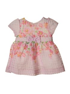 Mayoral rózsaszín, virágos bébi lány ruha – 68 cm