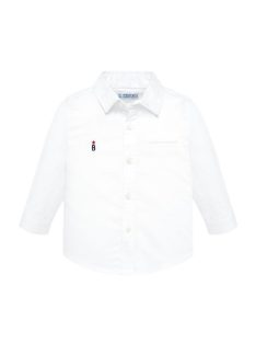 Mayoral fehér, motoros fiú ing – 68 cm