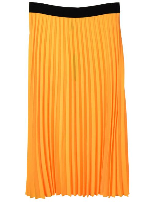 Comma sárga, pliszírozott női szoknya – 38 EU