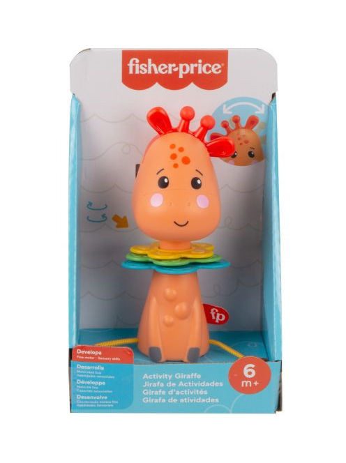 Fisher Price készségfejlesztő zsiráf játék – 16 cm