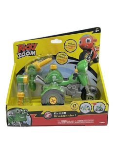 Ricky Zoom zöld, szétszerelhető motor játék – 17 cm