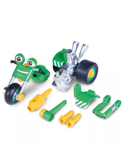 Ricky Zoom zöld, szétszerelhető motor játék – 17 cm
