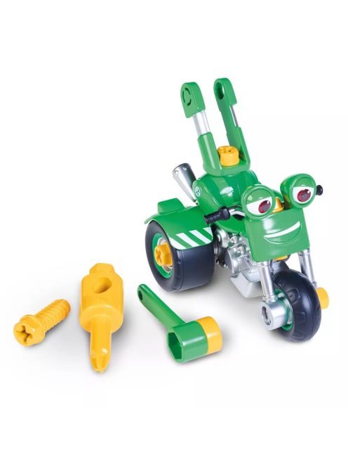 Ricky Zoom zöld, szétszerelhető motor játék – 17 cm