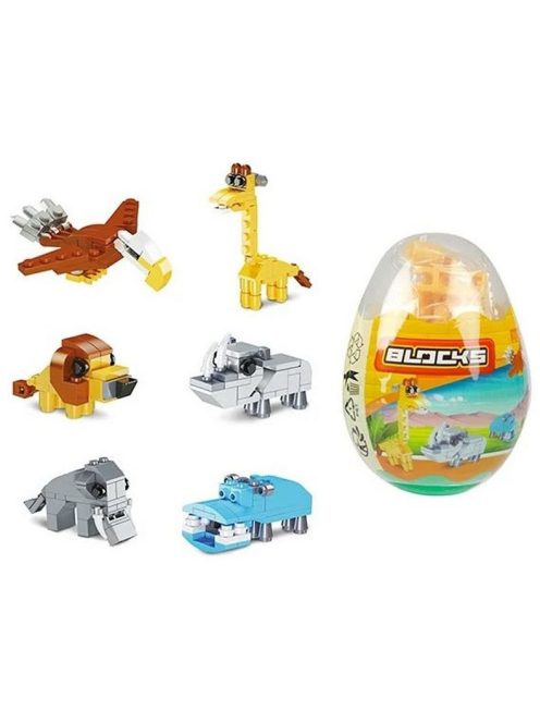 Toi-toys Building Block meglepetés állat építőszett