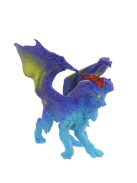 Johntoy Dragons sötétkék sárkány figura – 12 cm