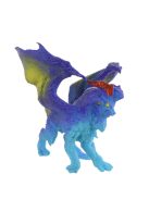 Johntoy Dragons sötétkék sárkány figura – 12 cm
