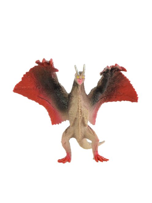 Johntoy Dragons fekete, barna sárkány figura – 12 cm