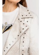 Desigual Westchester drapp női műbőr dzseki – 44 EU