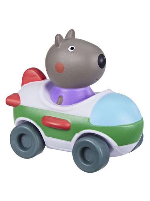 Peppa Malac Dani kutyus színes autóban – 8 cm