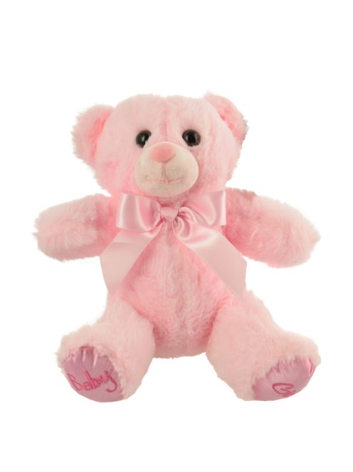 eco Baby rózsaszín medve plüss – 20 cm