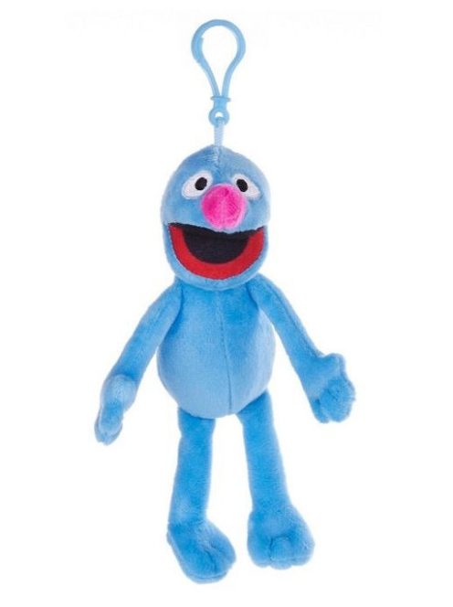 Szezám utca Grover bagclip plüss – 18 cm