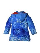 Rosalita kék, mintás lány téli kabát – 104 cm