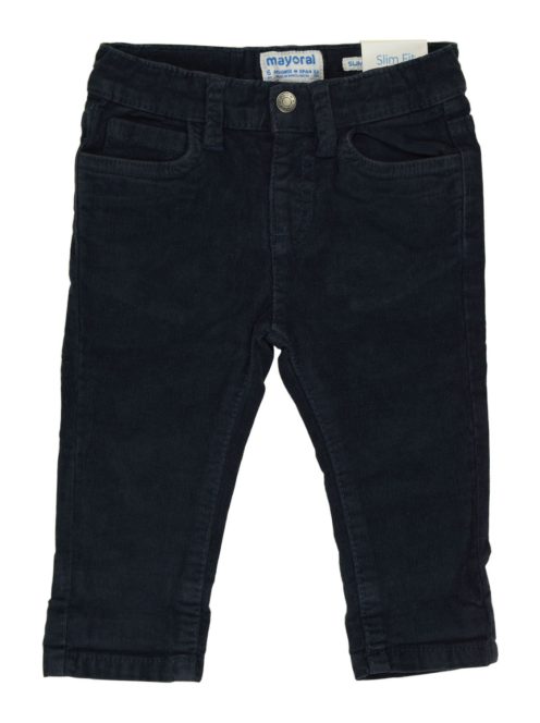Mayoral sötétkék kordbársony fiú nadrág – 68 cm