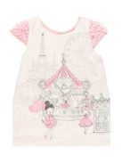Boboli fehér, rózsaszín baba ruha – 74 cm