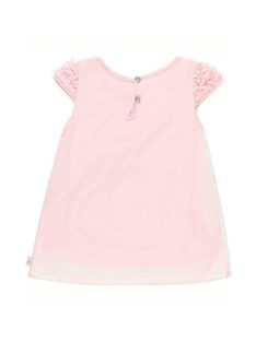 Boboli fehér, rózsaszín baba ruha – 74 cm