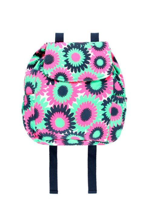 Boboli színes mintás lány hátizsák – 23x30x15 cm