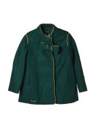 Rosalita zöld, gyapjú lány kabát – 104 cm