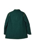 Rosalita zöld, gyapjú lány kabát – 104 cm